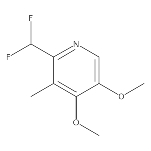2-(Difluoromethyl)-4,5-dimethoxy-3-methylpyridine Structure