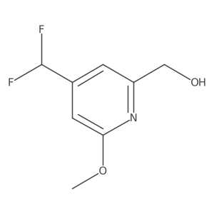 [4-(difluoromethyl)-6-methoxy-2-pyridyl]methanol Structure
