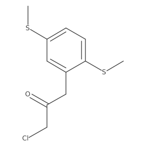 1-(2,5-Bis(methylthio)phenyl)-3-chloropropan-2-one Structure