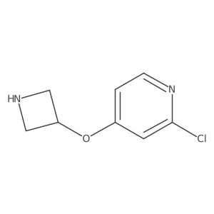 4-(Azetidin-3-yloxy)-2-chloropyridine Structure