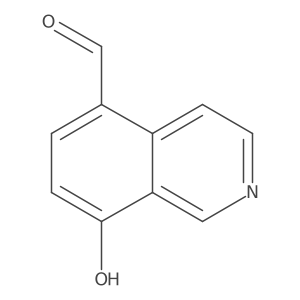 8-Hydroxyisoquinoline-5-carbaldehyde Structure