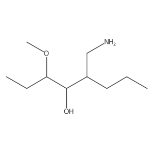 5-(Aminomethyl)-3-methoxyoctan-4-ol结构式