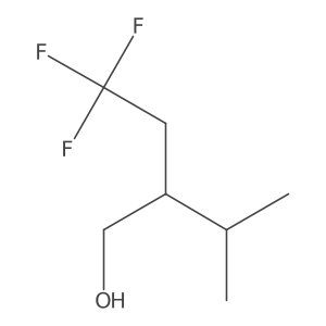 4,4,4-Trifluoro-2-isopropylbutan-1-ol Structure