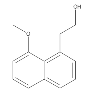 2-(8-Methoxynaphthalen-1-YL)ethan-1-OL Structure