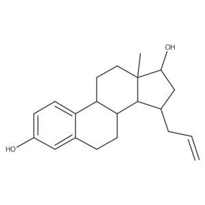 Estra-1,3,5(10)-triene-3,17-diol, 15-(2-propenyl)-, (15I+/-,17I(2))-结构式