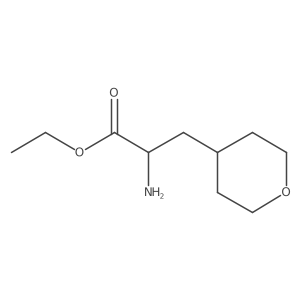ethyl (2R)-2-amino-3-(oxan-4-yl)propanoate Structure