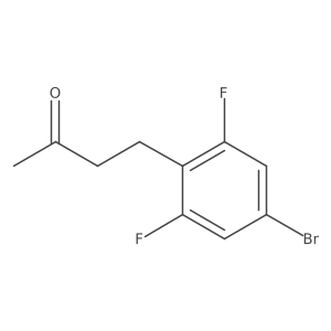 4-(4-Bromo-2,6-difluorophenyl)butan-2-one结构式