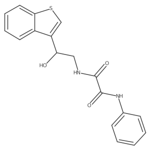 N1-(2-(benzo[b]thiophen-3-yl)-2-hydroxyethyl)-N2-phenyloxalamide Structure