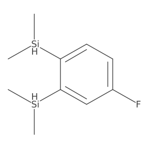 1,2-Bis(dimethylsilyl)-4-fluorobenzene Structure