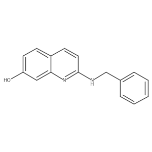 2-(Benzylamino)quinolin-7-ol结构式