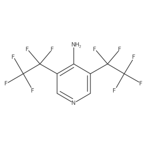 3,5-Bis(pentafluoroethyl)pyridin-4-amine Structure