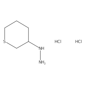 (Thian-3-yl)hydrazine dihydrochloride结构式
