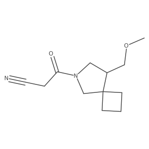 3-(8-(Methoxymethyl)-6-azaspiro[3.4]octan-6-yl)-3-oxopropanenitrile Structure