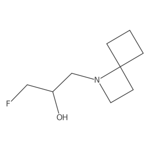 1-{1-Azaspiro[3.3]heptan-1-yl}-3-fluoropropan-2-ol Structure
