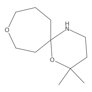 2,2-Dimethyl-1,9-dioxa-5-azaspiro[5.6]dodecane Structure