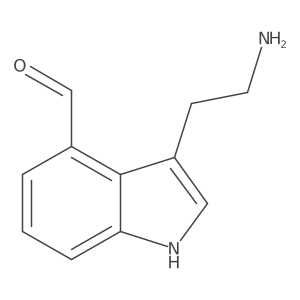 3-(2-aminoethyl)-1H-indole-4-carbaldehyde Structure