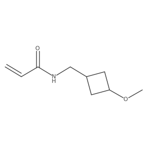 N-[(3-Methoxycyclobutyl)methyl]prop-2-enamide结构式