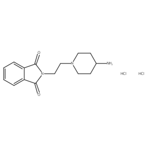 2-[2-(4-Aminopiperidin-1-yl)-ethyl]isoindole-1,3-dione dihydrochloride Structure