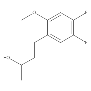 (2S)-4-(4,5-difluoro-2-methoxyphenyl)butan-2-ol Structure
