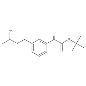 tert-butyl N-{3-[(3R)-3-aminobutyl]phenyl}carbamate结构式