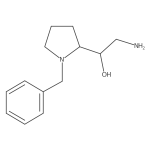 (1R)-2-amino-1-(1-benzylpyrrolidin-2-yl)ethan-1-ol Structure