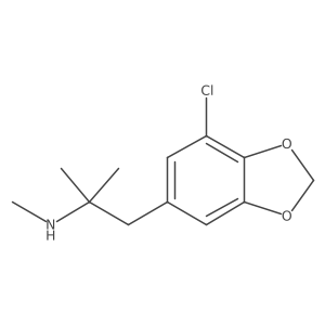 [1-(7-Chloro-1,3-dioxaindan-5-yl)-2-methylpropan-2-yl](methyl)amine结构式