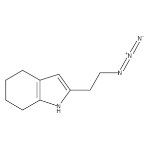 2-(2-azidoethyl)-4,5,6,7-tetrahydro-1H-indole Structure