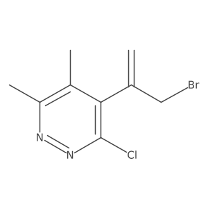 4-(3-Bromoprop-1-en-2-yl)-3-chloro-5,6-dimethylpyridazine Structure