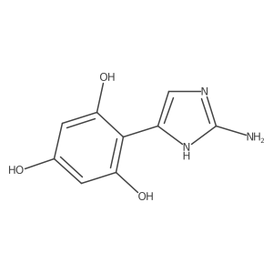 2-(2-amino-1H-imidazol-5-yl)benzene-1,3,5-triol结构式