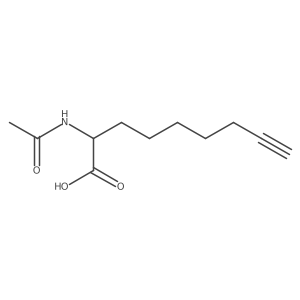 2-Acetamidonon-8-ynoic acid Structure