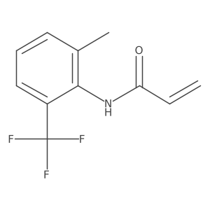 N-[2-Methyl-6-(trifluoromethyl)phenyl]prop-2-enamide结构式