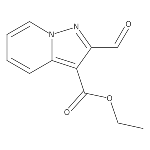 Ethyl 2-formylpyrazolo[1,5-a]pyridine-3-carboxylate结构式