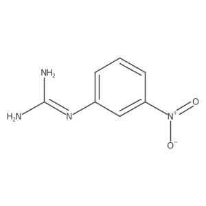 3-Nitrophenylguanidine Structure
