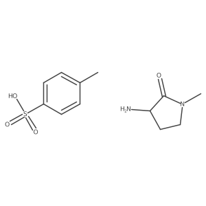3-Amino-1-methyl-pyrrolidin-2-one tosylate结构式
