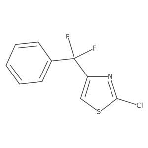 2-Chloro-4-[difluoro(phenyl)methyl]-1,3-thiazole结构式