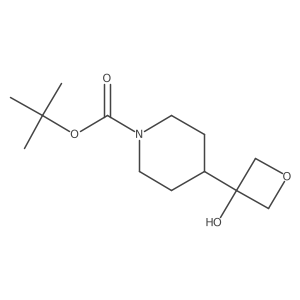 Tert-butyl 4-(3-hydroxyoxetan-3-yl)piperidine-1-carboxylate Structure