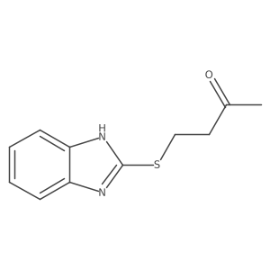 4-(1H-benzimidazol-2-ylsulfanyl)butan-2-one结构式