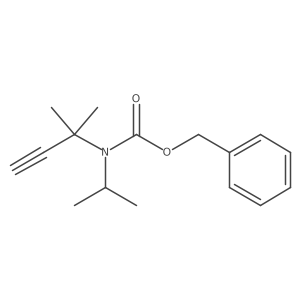 benzyl N-(2-methylbut-3-yn-2-yl)-N-(propan-2-yl)carbamate Structure