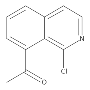 1-(1-Chloroisoquinolin-8-yl)ethan-1-one结构式