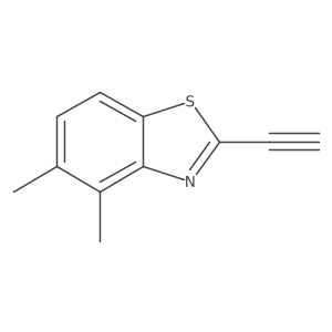 2-Ethynyl-4,5-dimethylbenzo[d]thiazole Structure