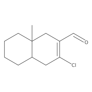 (4AR,8aS)-3-chloro-8a-methyl-1,4,4a,5,6,7,8,8a-octahydronaphthalene-2-carbaldehyde Structure