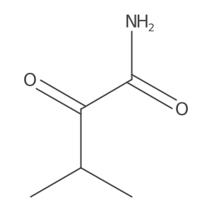 3-Methyl-2-oxobutanamide结构式