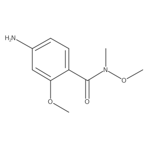 4-amino-N,2-dimethoxy-N-methylbenzamide Structure