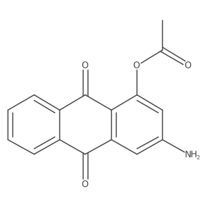 1-(Acetyloxy)-3-amino-9,10-anthracenedione Structure