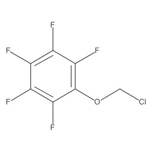 1-(Chloromethoxy)-2,3,4,5,6-pentafluorobenzene结构式
