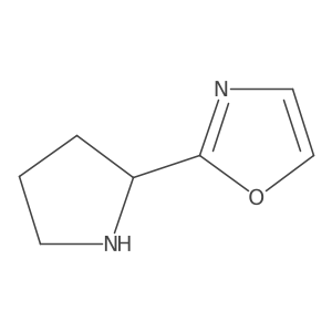 (S)-2-(Pyrrolidin-2-yl)oxazole Structure