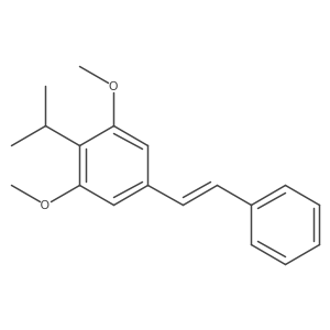 2-Isopropyl-1,3-dimethoxy-5-styrylbenzene Structure