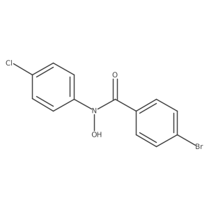 4-bromo-N-(4-chlorophenyl)-N-hydroxybenzamide Structure