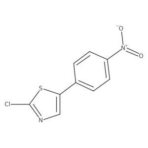 Thiazole, 2-chloro-5-(4-nitrophenyl)-结构式