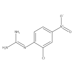 N-(2-Chloro-4-nitrophenyl)-guanidine结构式